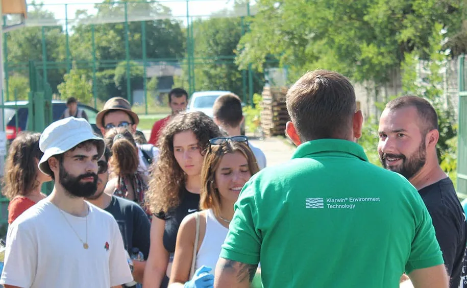 Klarwin se implică într-o amplă campanie de ecologizare în Timiș, alături de Primăria Balinț.