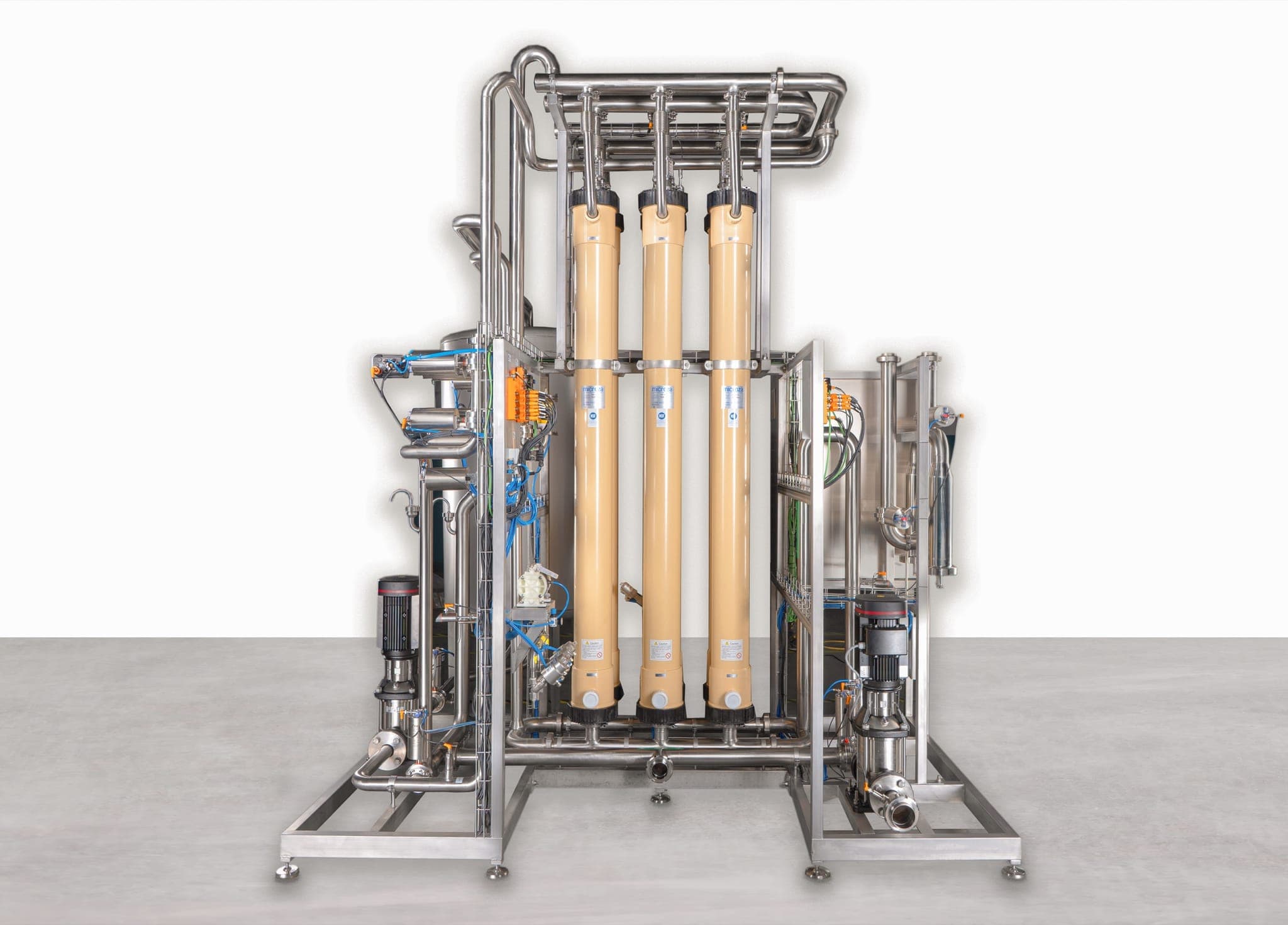 Industrial water filtration and treatment system for sustainable water reuse