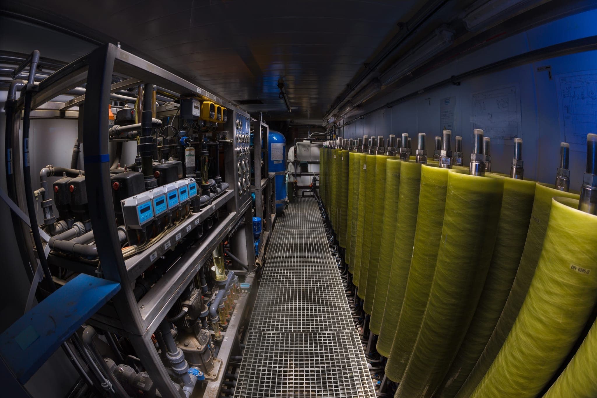 Containerized leachate treatment plant at municipal landfill