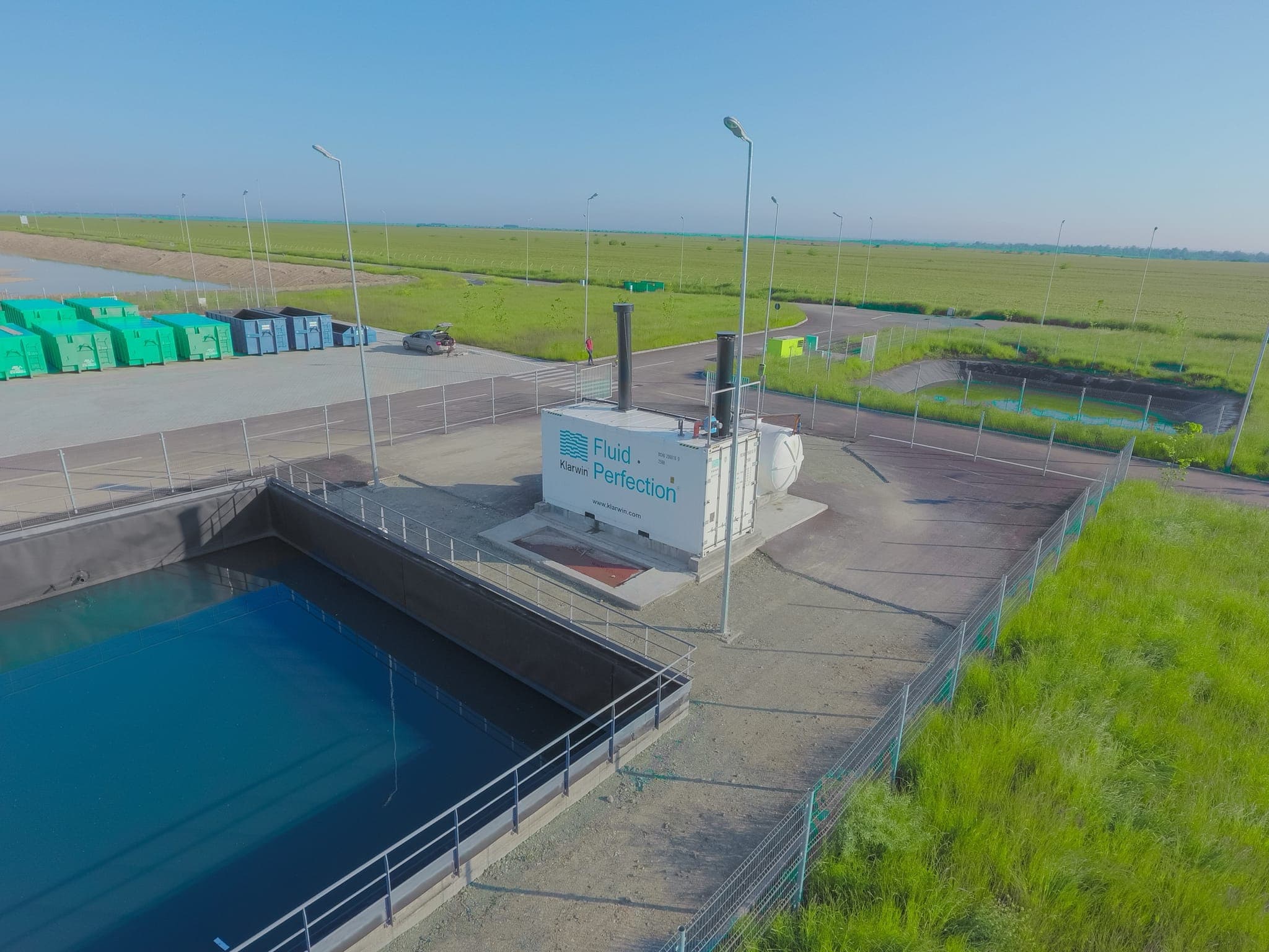 E-Landfill digital monitoring platform — real-time landfill process data dashboard