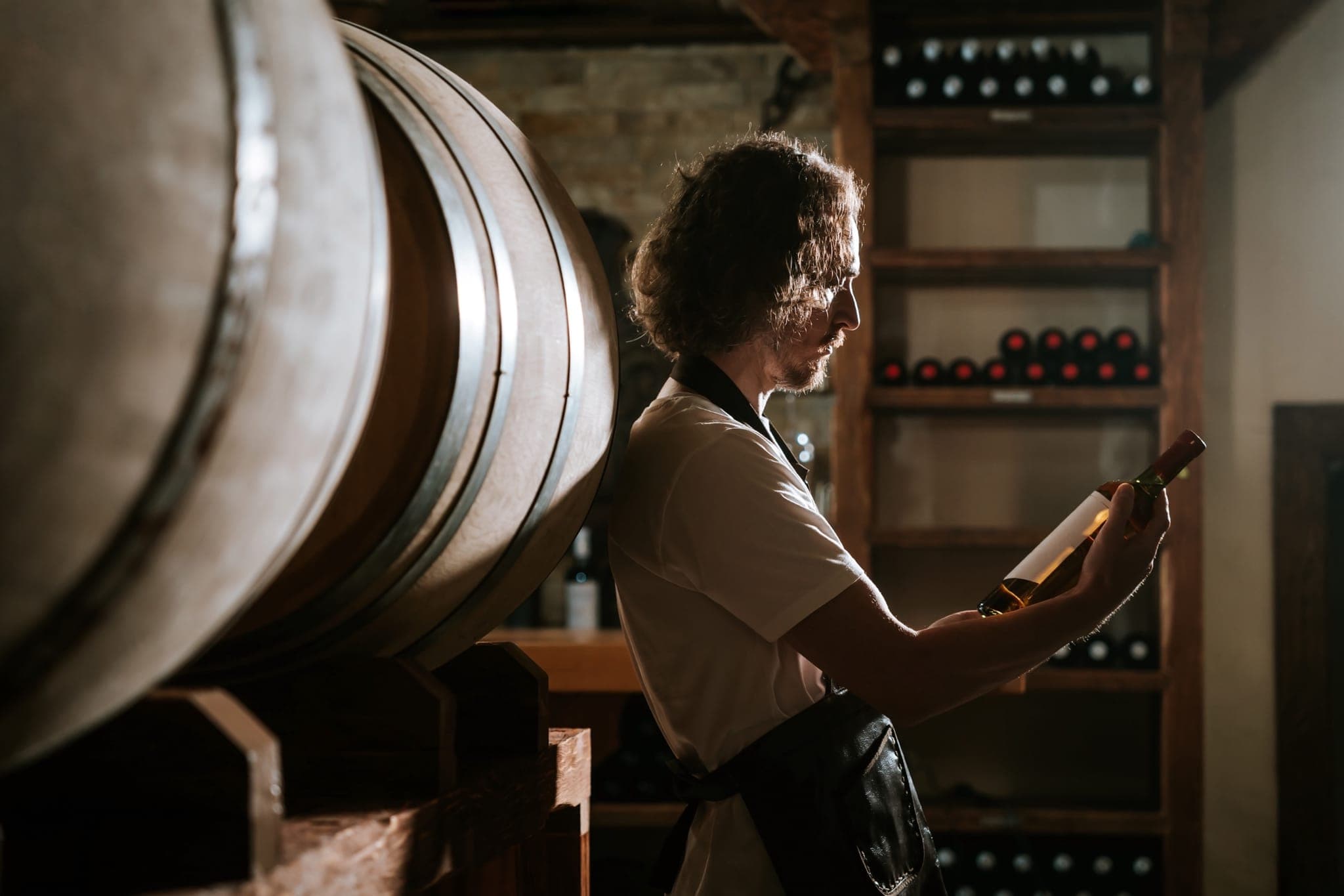 Wine production filtration — barrel maturation and bottling