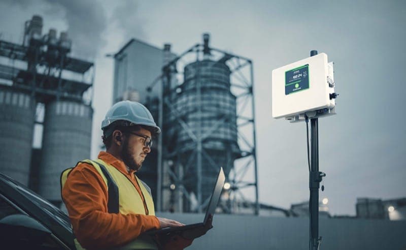 Air quality monitoring in the industrial sector