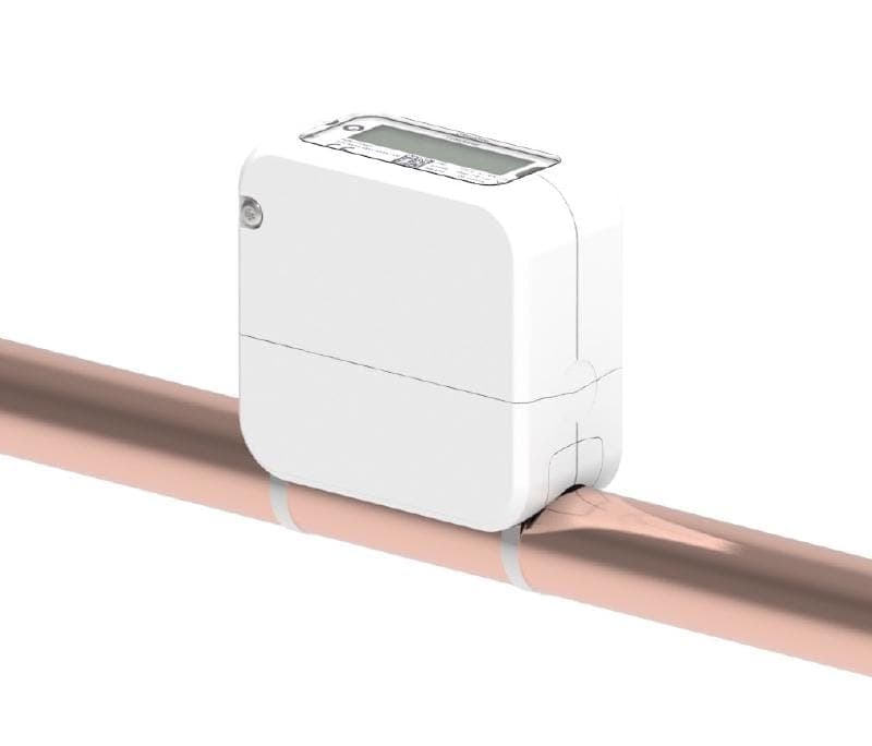 Quandify CubicMeter — ultrasonic non-invasive water meter for apartment submetering