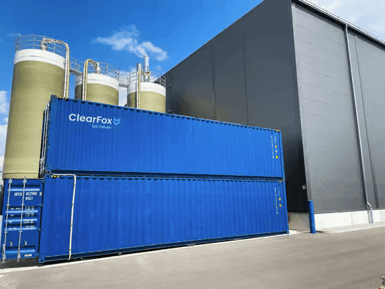 ClearFox containerized wastewater treatment system